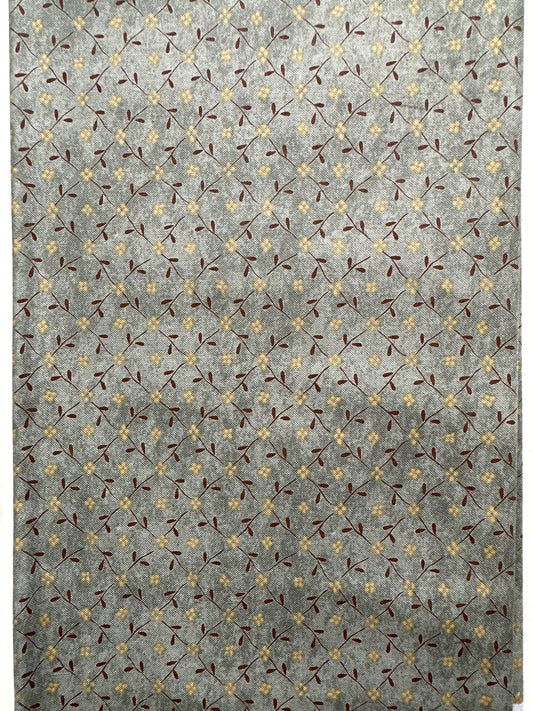 Red rooster buttons bleu-gris
